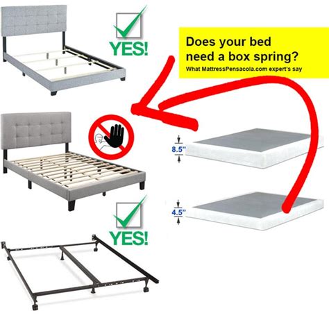 do i need box spring on top of metal frame|do you need a box spring bed.